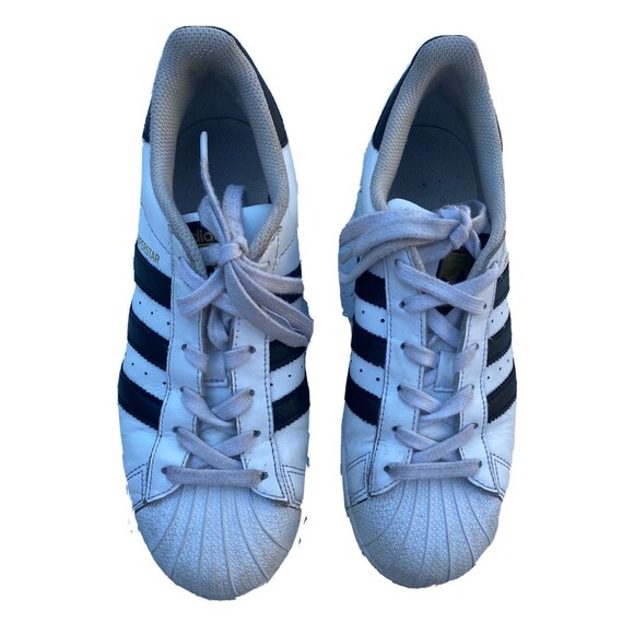 Adidas Superstar La Marque Aux 3 Bandes White  Black Sneakers Men Size US 6.5 main image 10